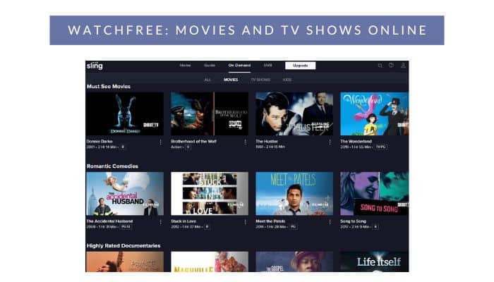 WatchFree Movies and TV Shows Online
